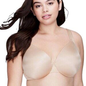Cacique Bra Smooth Satin Full Coverage U/W Size 38F Cafe Mocha Lane Bryant  NWOT